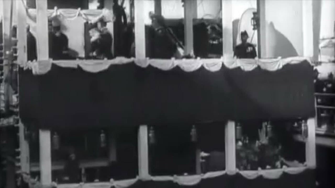 Backdrop – Cherbourg: Entrée des souverains russes et du président de la République sous le hall