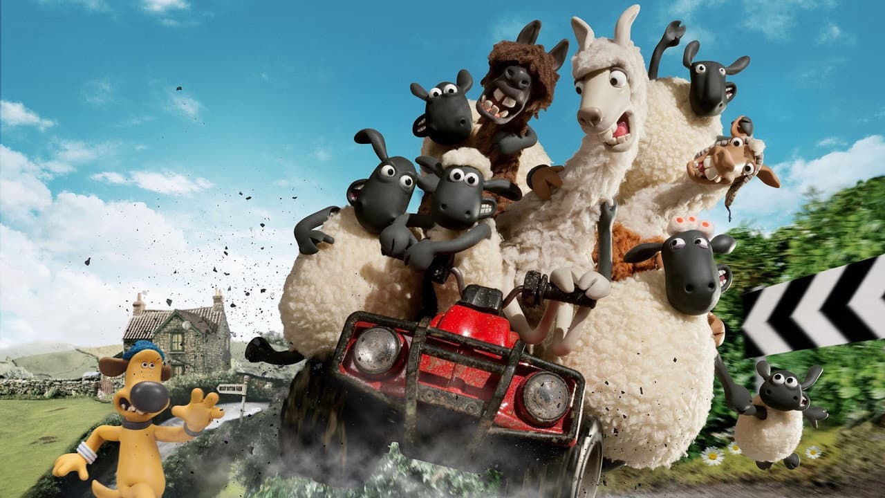Backdrop – Shaun das Schaf - Die Lamas des Farmers