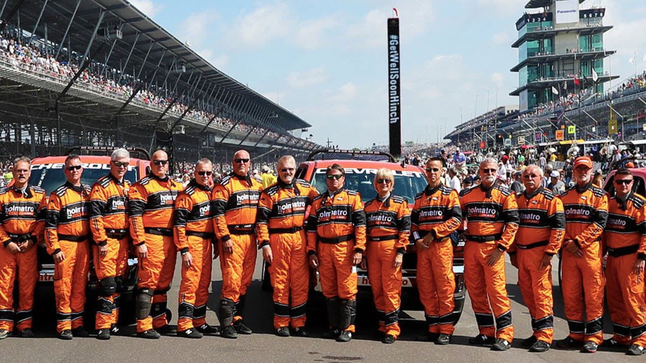 Backdrop – Yellow Yellow Yellow: The Indycar Safety Team