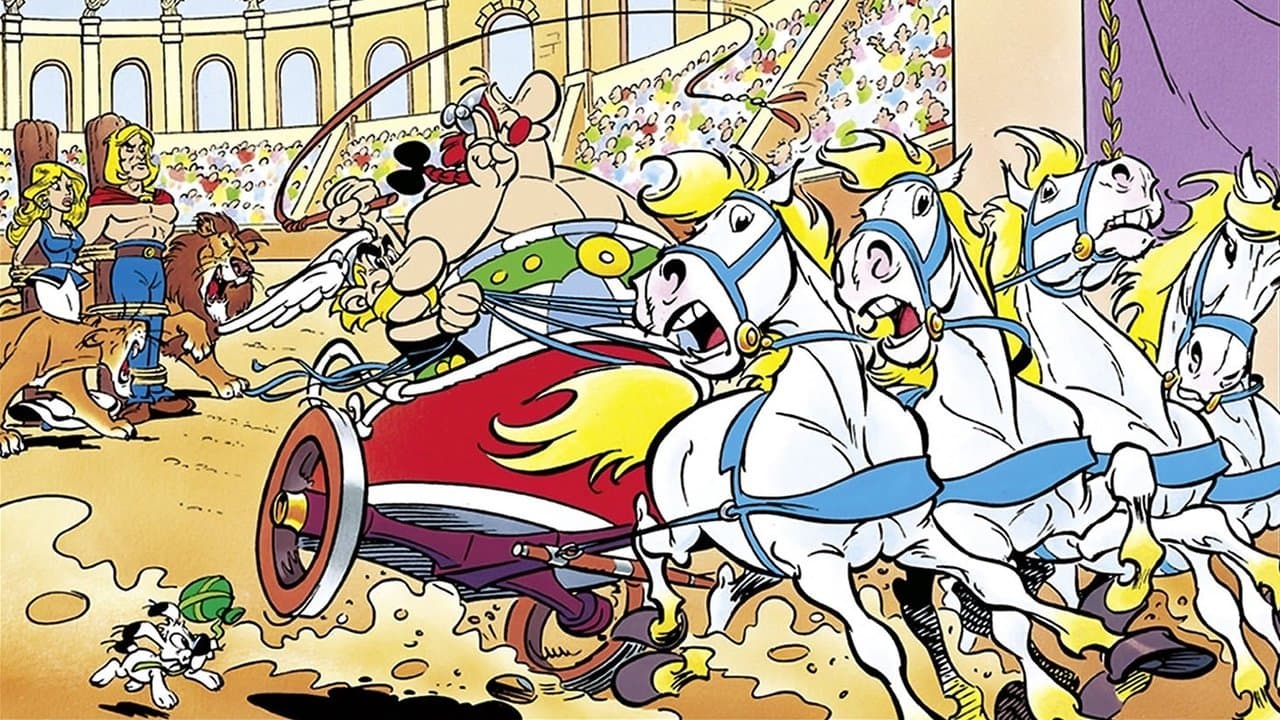 Backdrop – Asterix - Sieg über Cäsar
