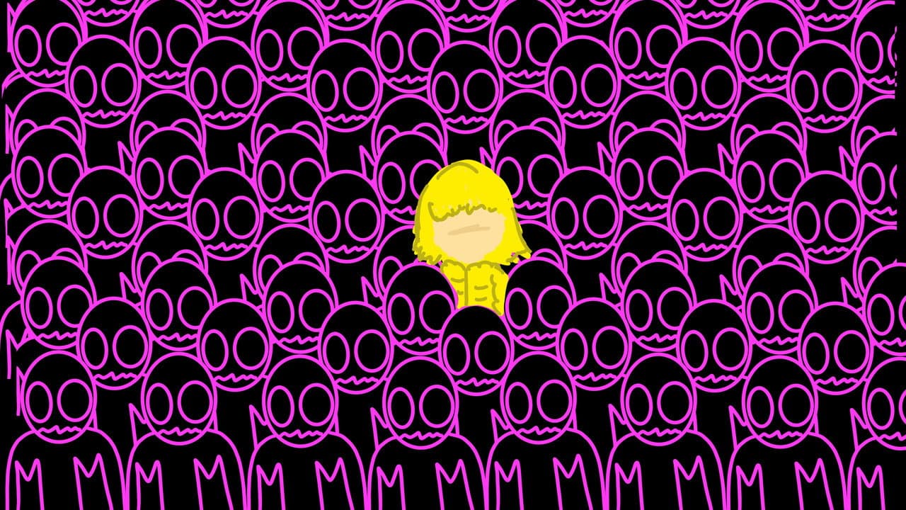 Backdrop – Pink Robots