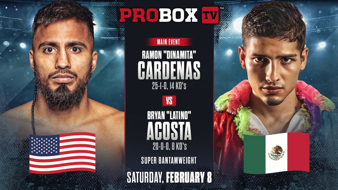 Backdrop – Ramon Cardenas vs. Bryan Acosta