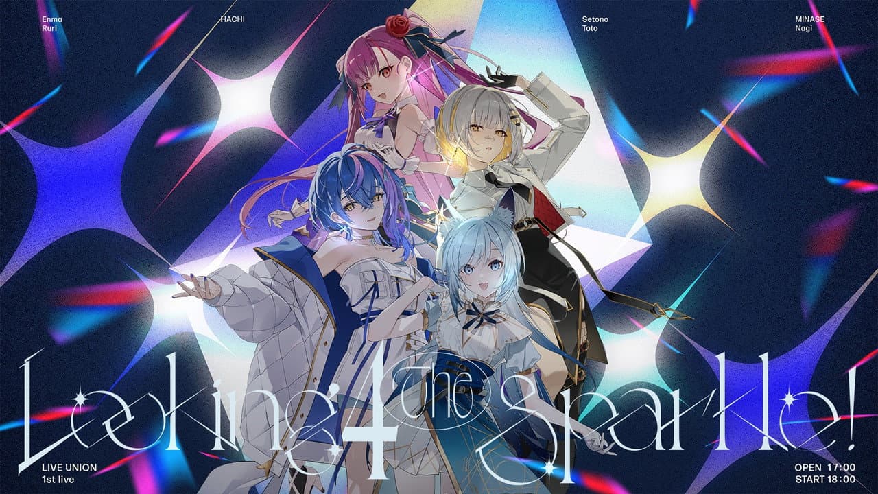 Backdrop – LIVE UNION 1st Live「Looking 4 The Sparkle!」