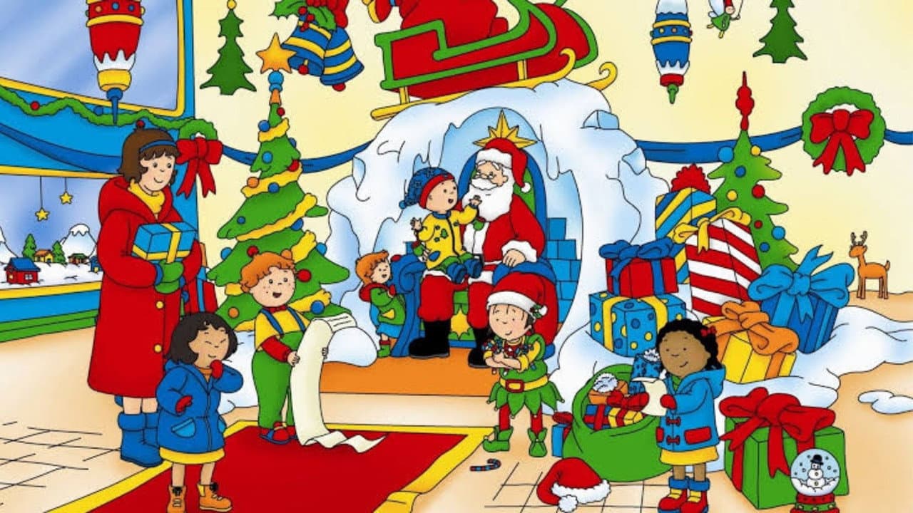 Backdrop – Caillou - Weihnachten mit Caillou