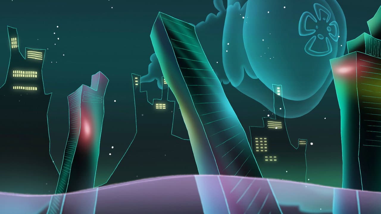 Backdrop – Space Jellyfish