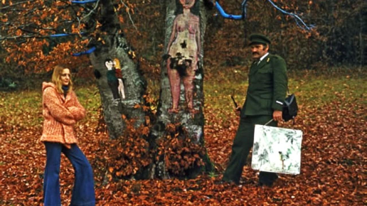 Backdrop – Žena s krajolikom