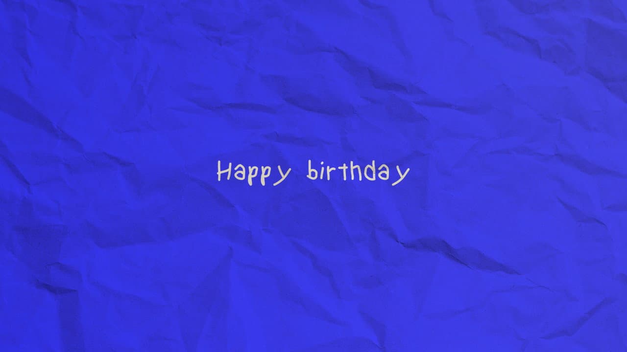 Backdrop – Happy birthday