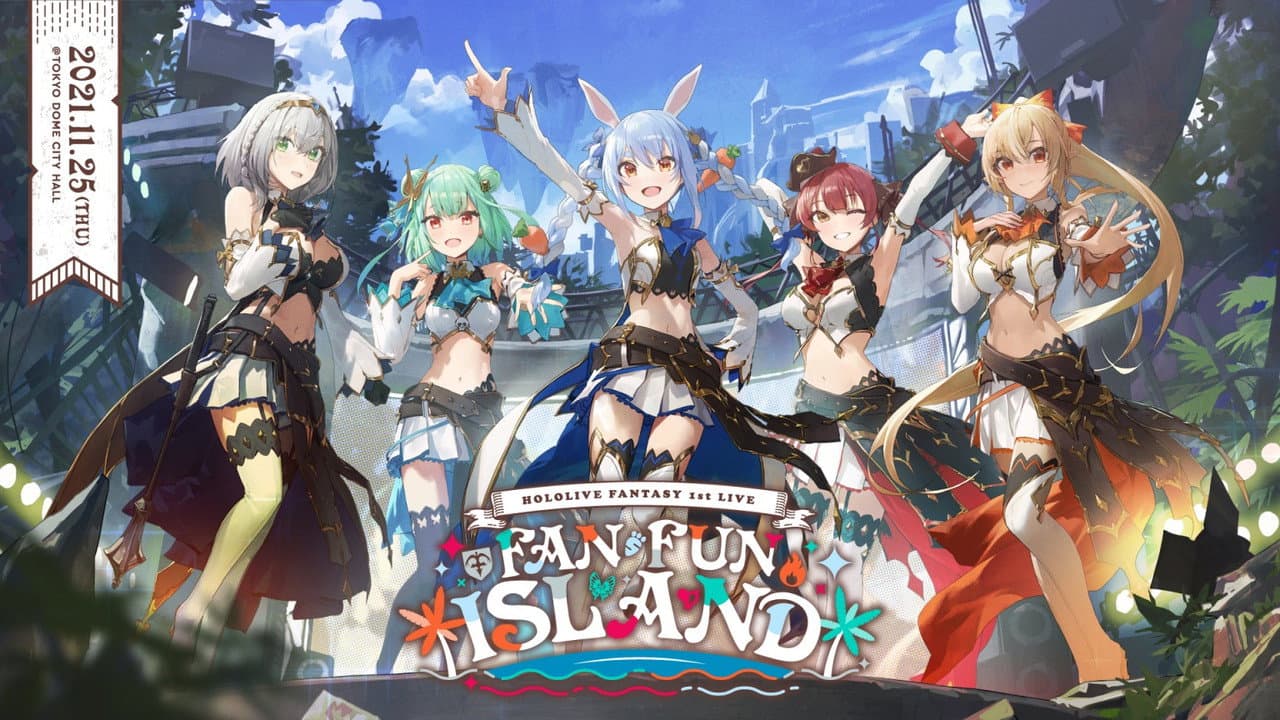 Backdrop – Hololive Fantasy 1st Live Fan Fun Island
