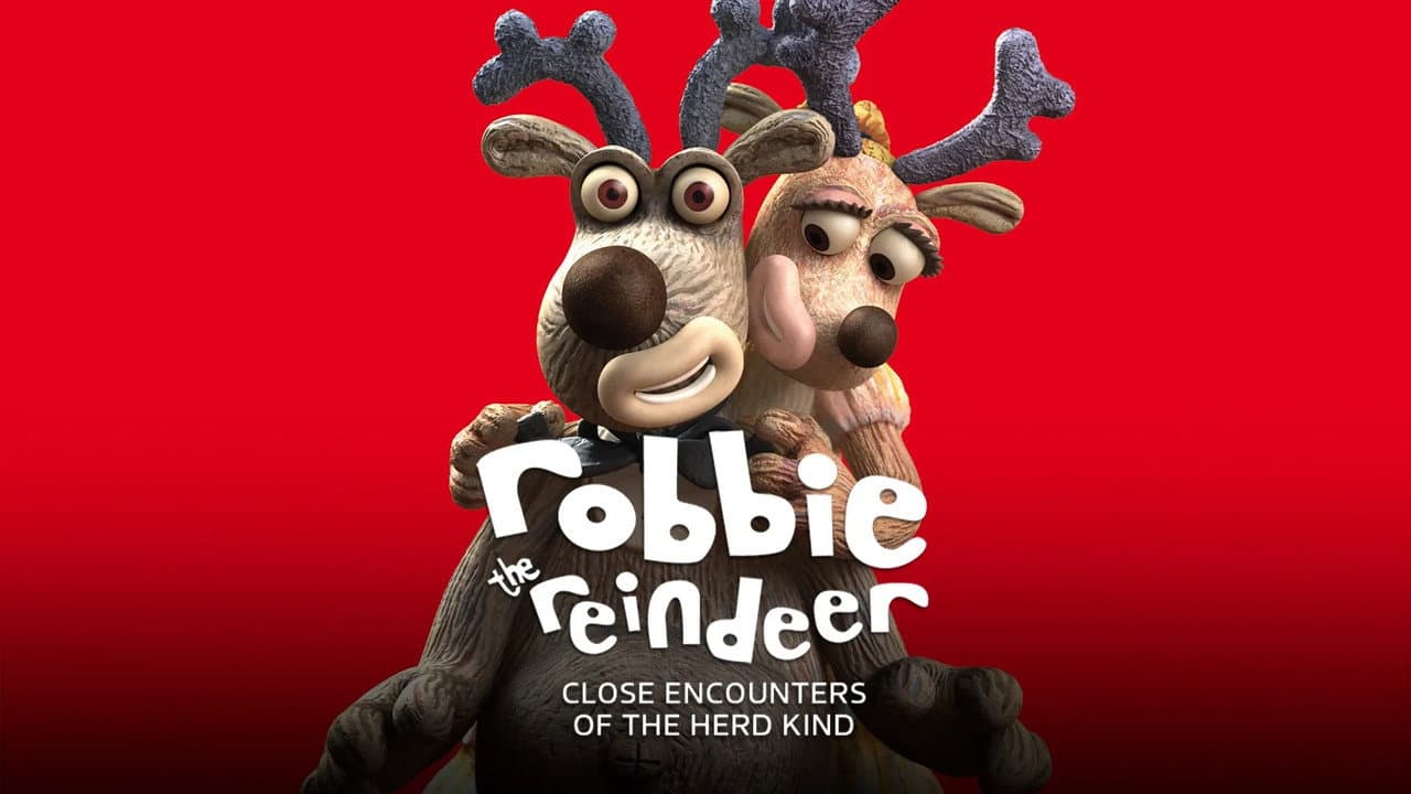 Backdrop – Robbie the Reindeer in Close Encounters of the Herd Kind