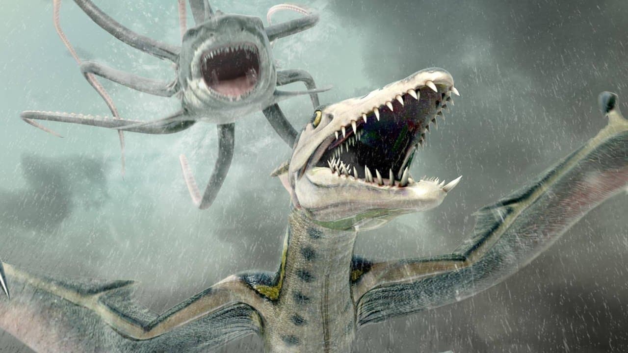 Backdrop – Sharktopus vs Pteracuda - Kampf der Urzeitgiganten