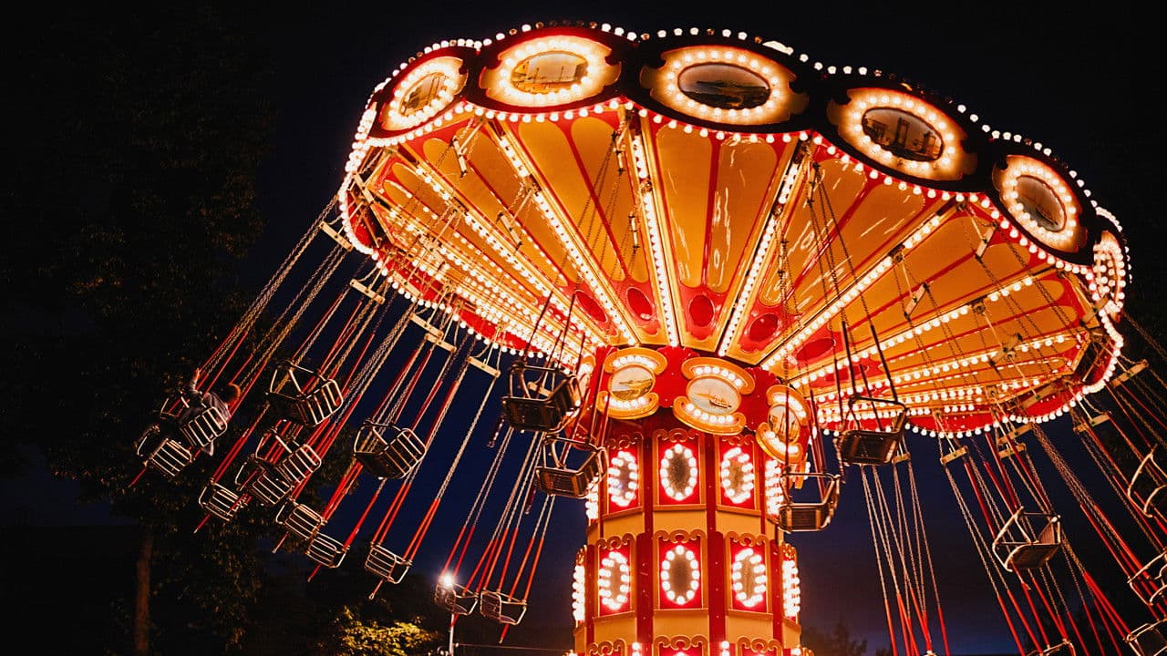 Backdrop – Lagoon: Rock and Rollercoasters