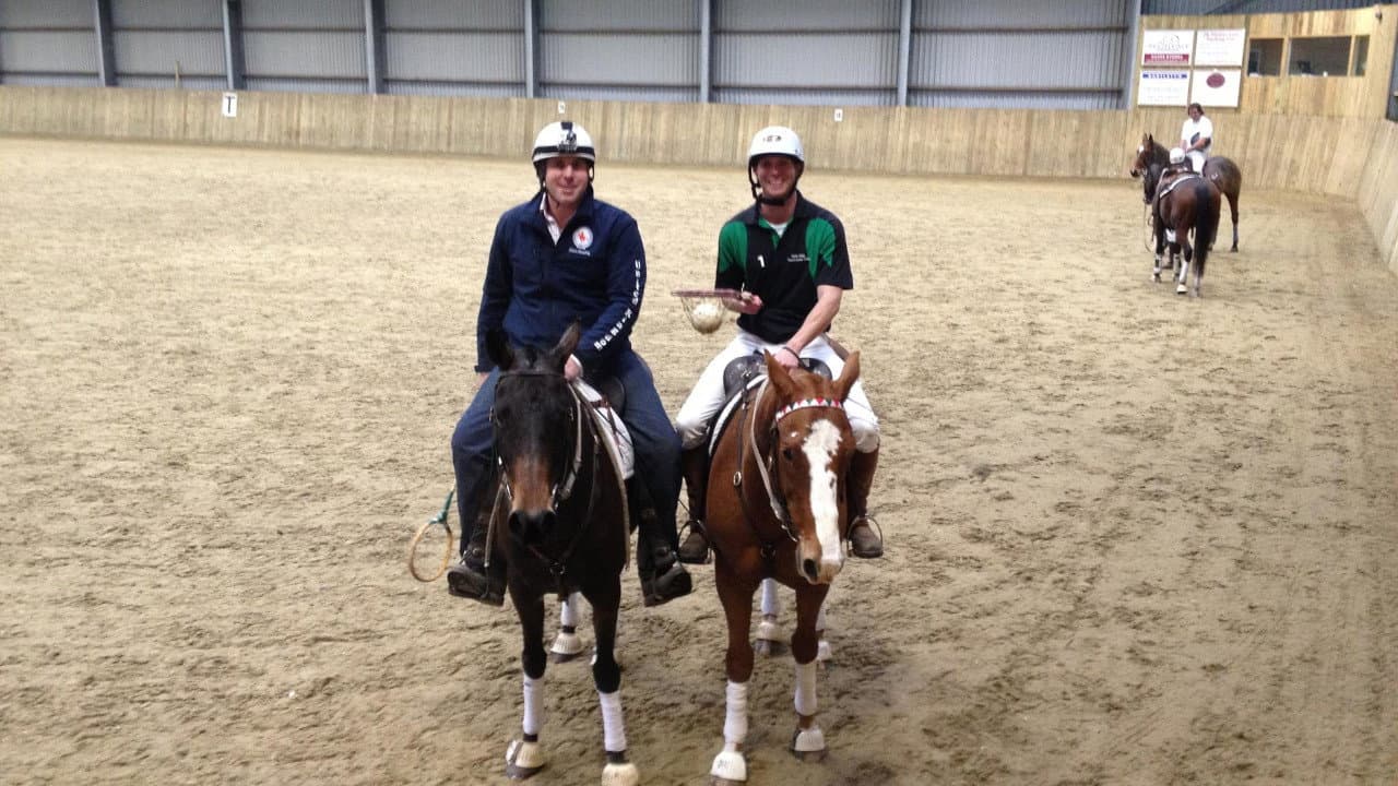 Backdrop – Dean Dibsdall: Polocrosse Player