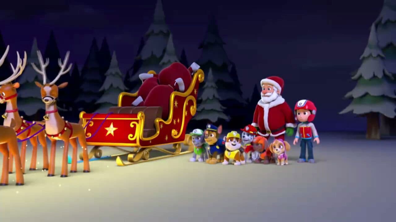 Backdrop – Paw Patrol - Die Paw Patrol rettet Weihnachten
