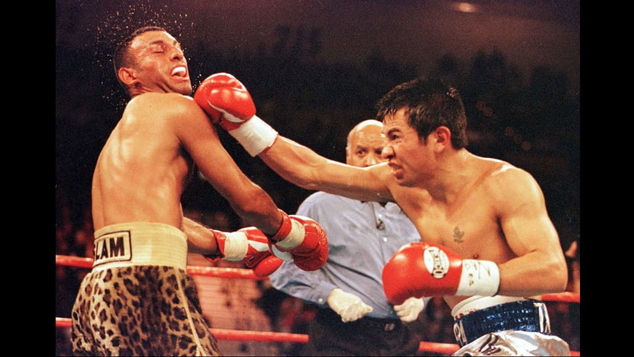 Backdrop – Naseem Hamed vs. Marco Antonio Barrera