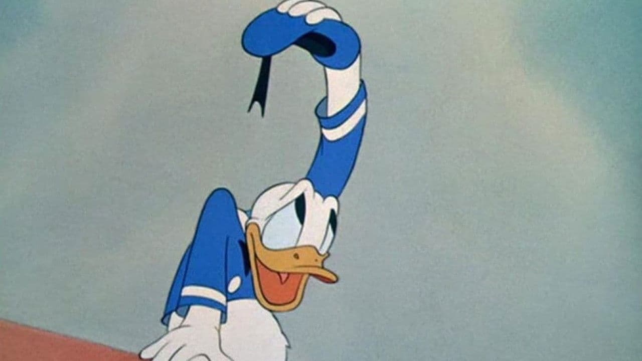 Backdrop – Donald auf dem Bau