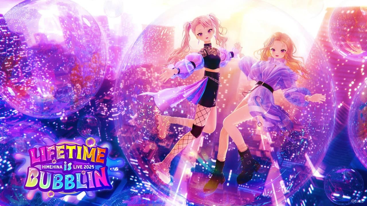 Backdrop – HIMEHINA LIVE 2025『LIFETIME is BUBBLIN』 Day 2