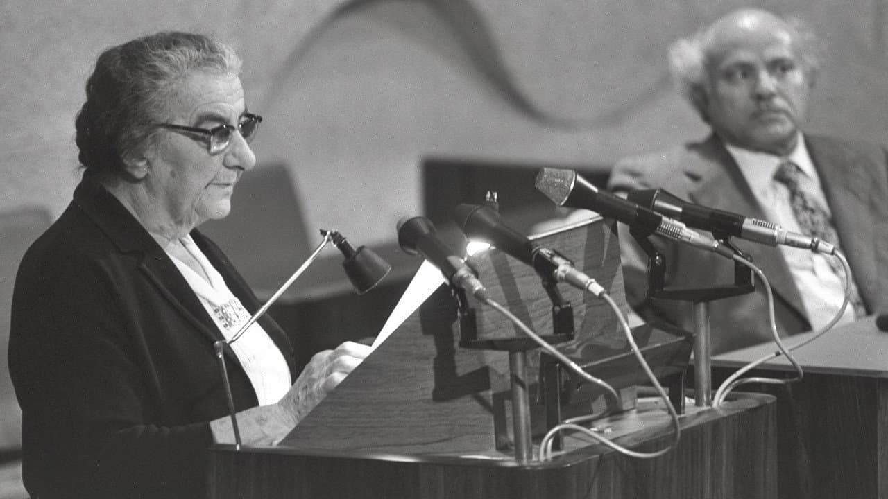Backdrop – Golda Meir – Ministerpräsidentin