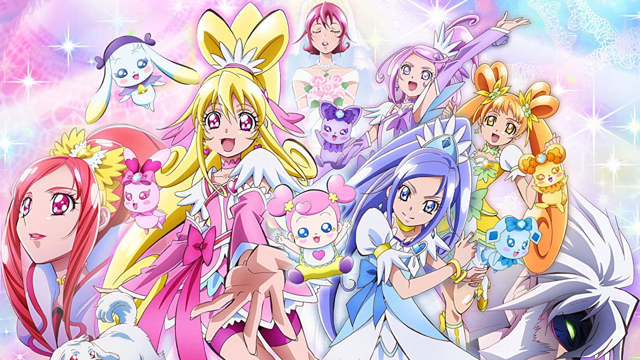 Backdrop – Pretty Cure Movie 10 Mana's Getting Married!!? The Dress of Hope that Connects to the Future