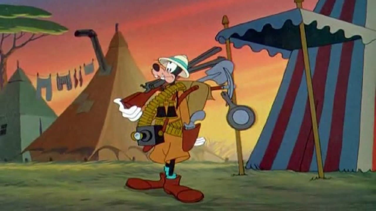 Backdrop – Goofy auf Safari