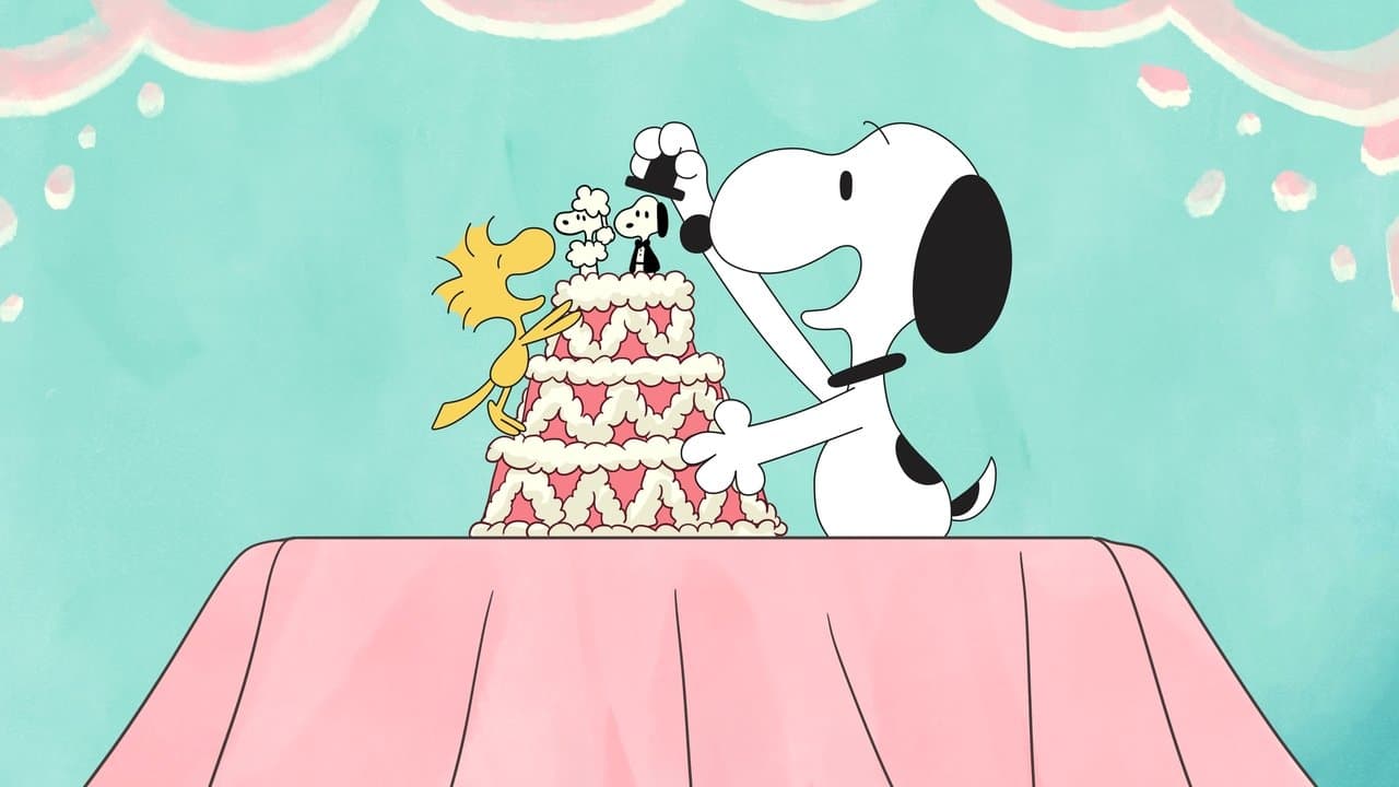 Backdrop – Zeit zum Heiraten Snoopy