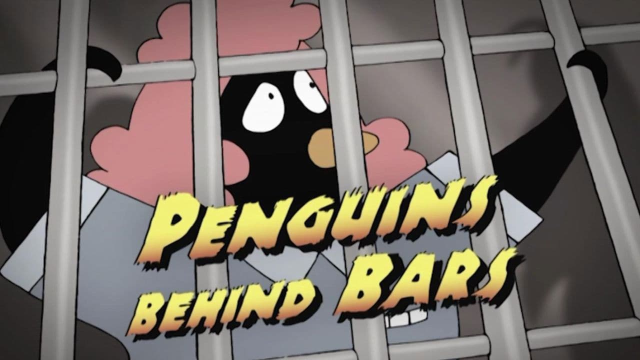 Backdrop – Penguins Behind Bars