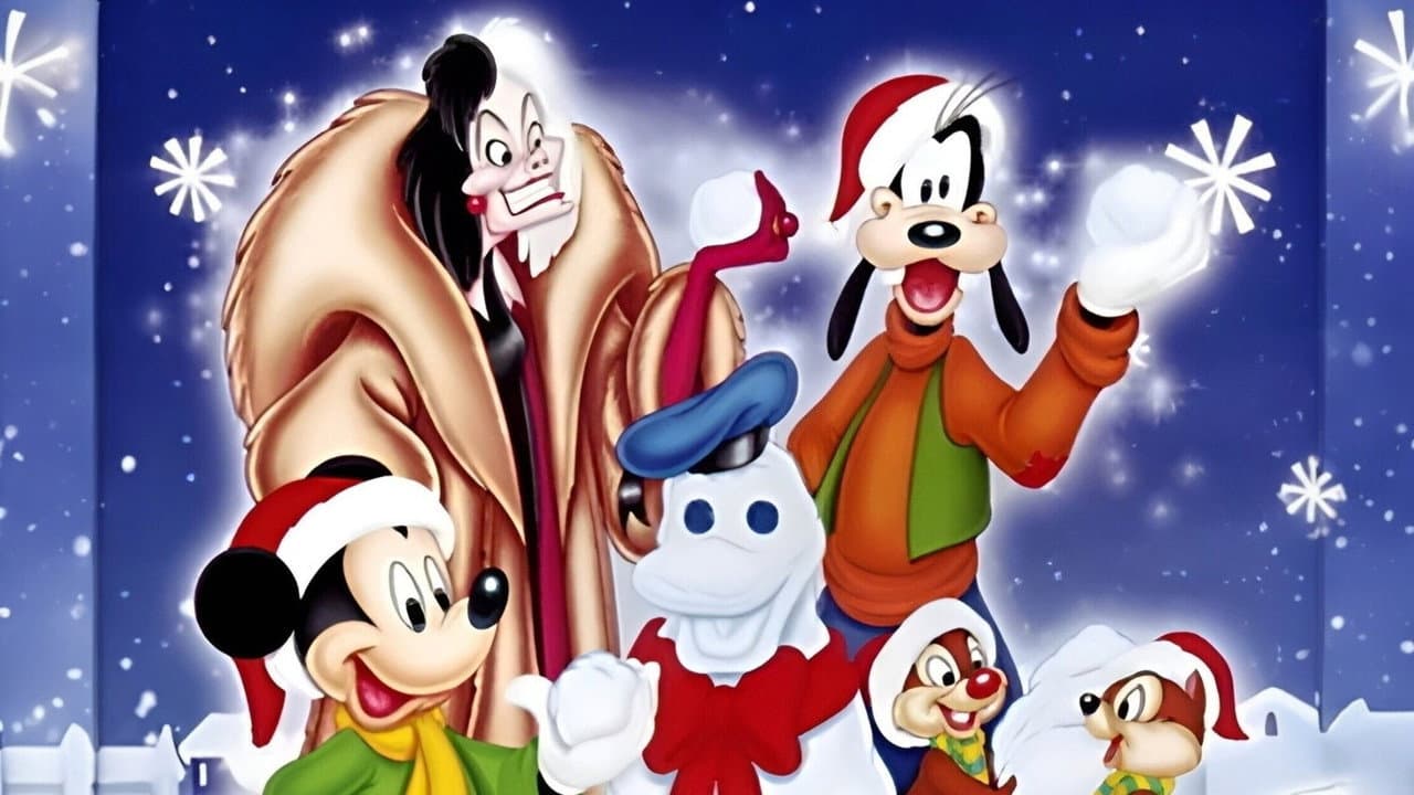 Backdrop – Weihnachten mit den Disney Stars