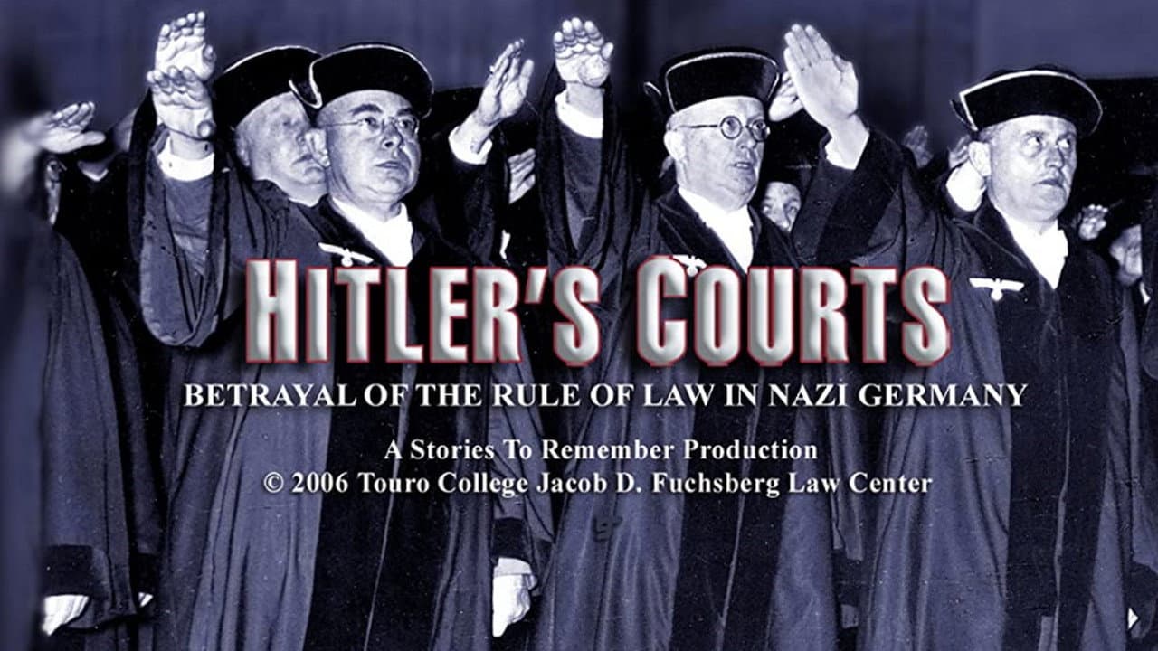 Backdrop – Hitlers Courts - Betrayal of the rule of Law in Nazi Germany