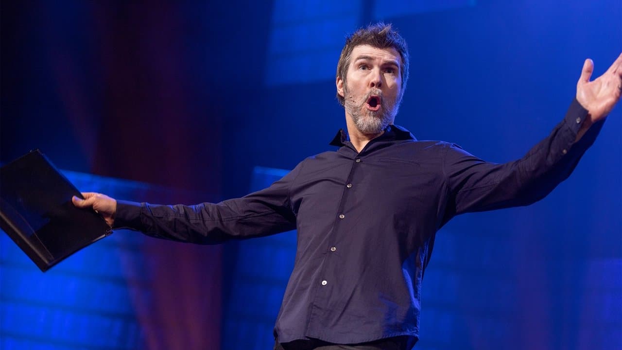Backdrop – Rhod Gilbert: The Book of John
