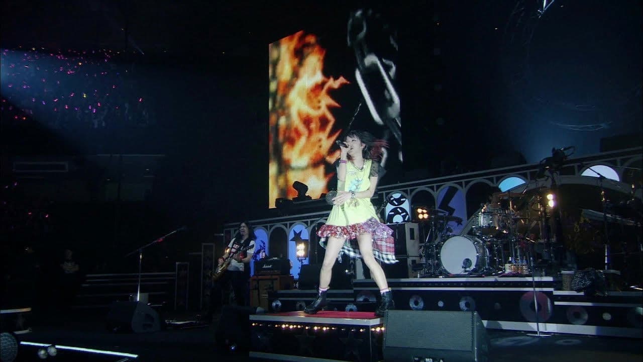 Backdrop – LiVE is Smile Always ～PiNK&BLACK～ in 日本武道館「ちょこドーナツ」