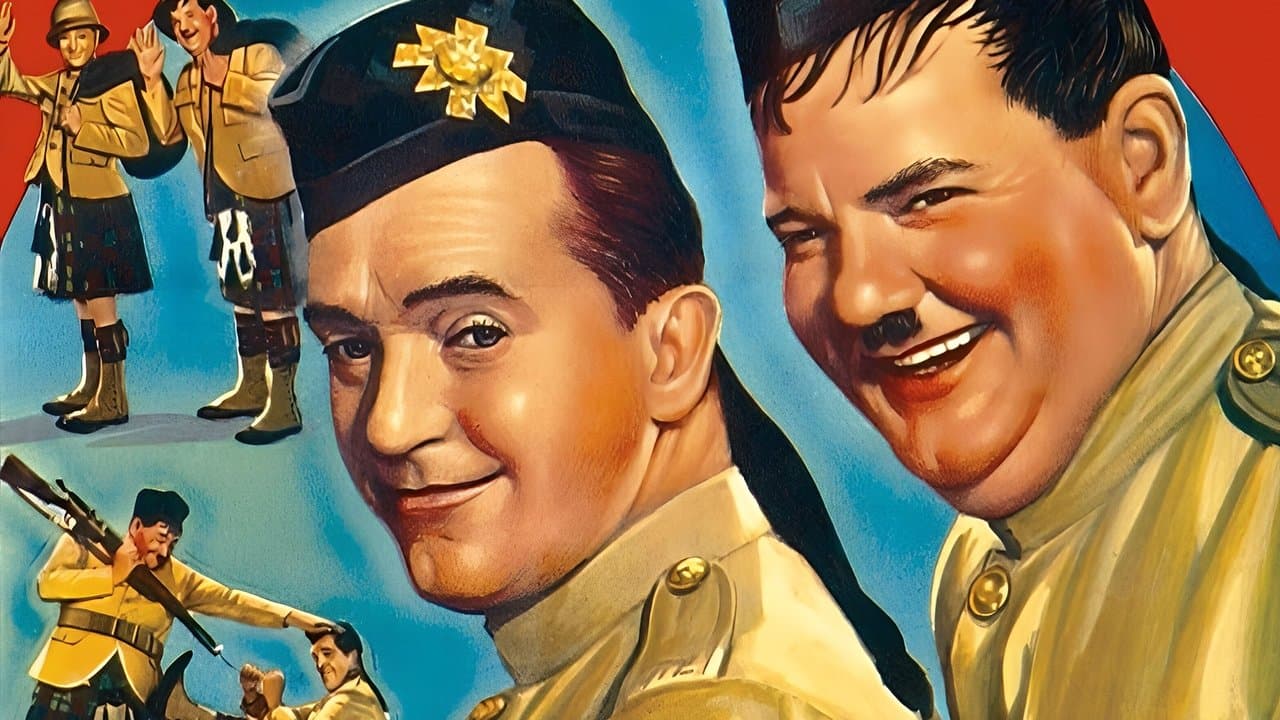 Backdrop – Dick und Doof - Wir sind vom schottischen Infanterie-Regiment