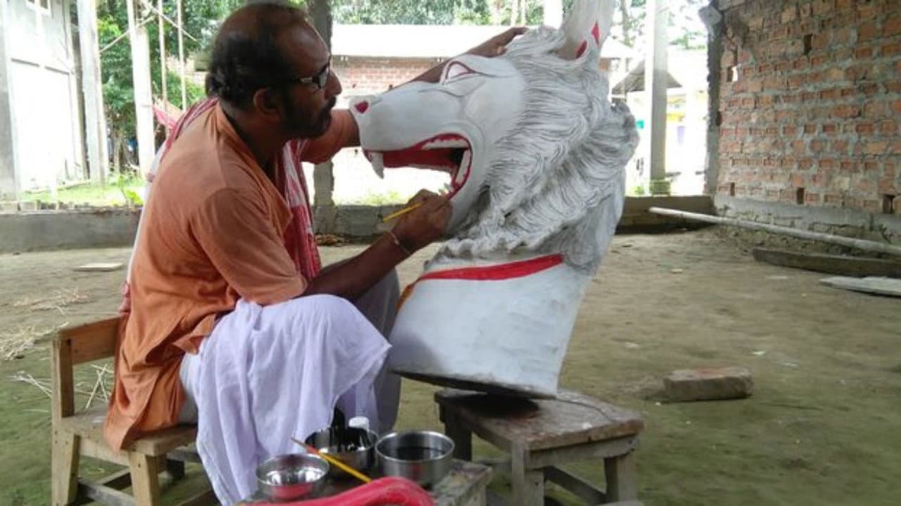 Backdrop – Mask Art of Majuli