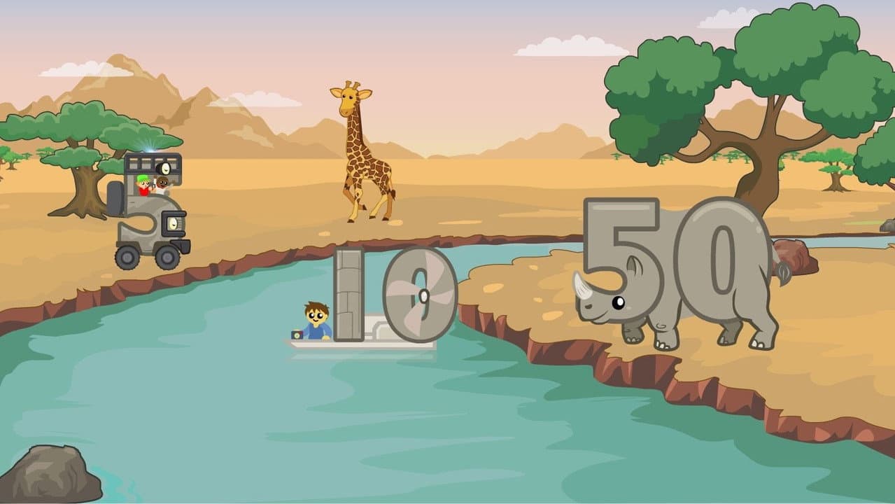 Backdrop – Meet the Math Facts - Multiplication & Division Level 2