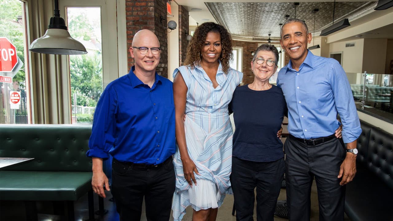 Backdrop – American Factory: Ein Gespräch mit den Obamas