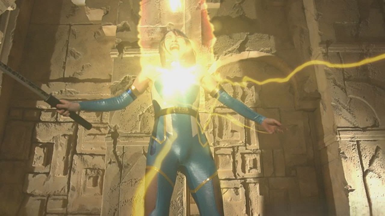 Backdrop – バーニングアクション スーパーヒロイン列伝42 魔討忍 雷花