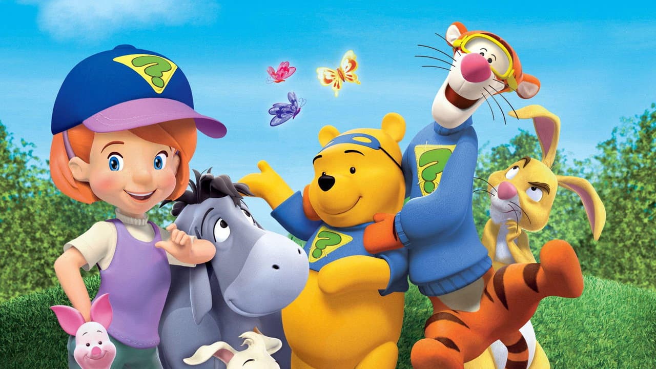 Backdrop – Meine Freunde Tigger und Puuh: Singen und Tanzen im Hundertmorgenwald