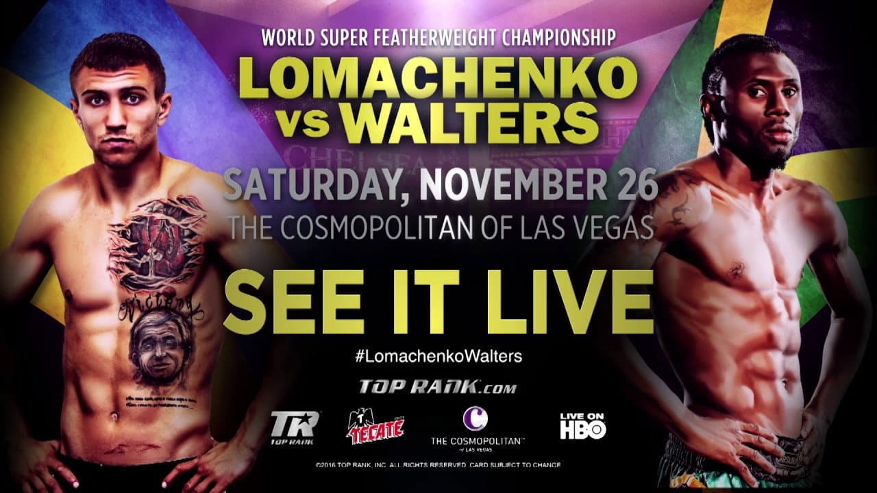 Backdrop – Vasyl Lomachenko vs. Nicholas Walters