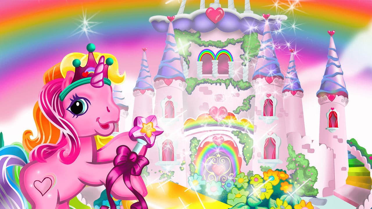 Backdrop – My Little Pony - Einhörnchen und der Regenbogen
