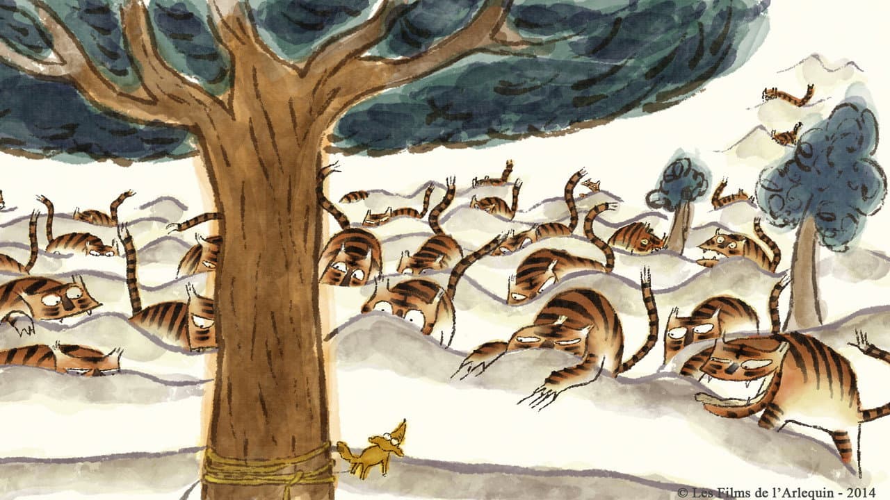 Backdrop – Tigres à la queue leu leu