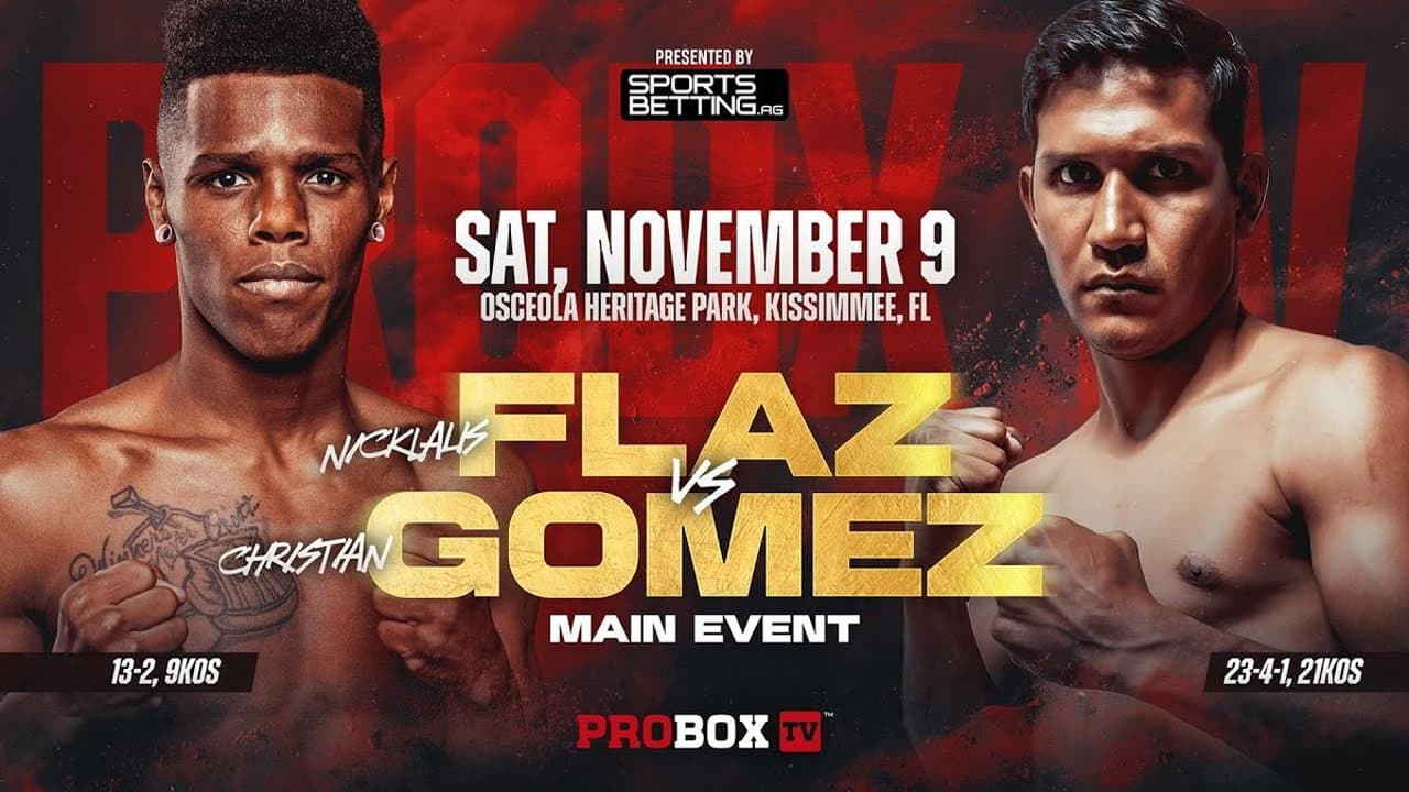 Backdrop – Nicklaus Flaz vs. Christian Gomez