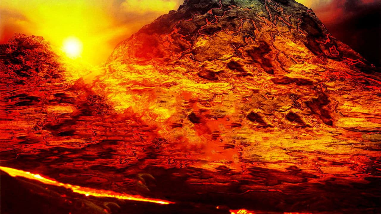 Backdrop – Lava Land - Glowing Hawaii