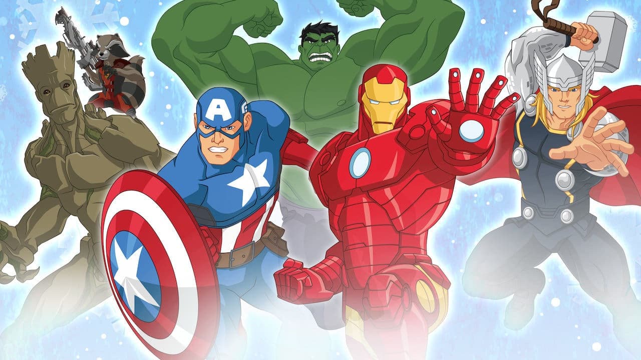 Backdrop – Marvel Superhelden Abenteuer: Frostige Weihnachten