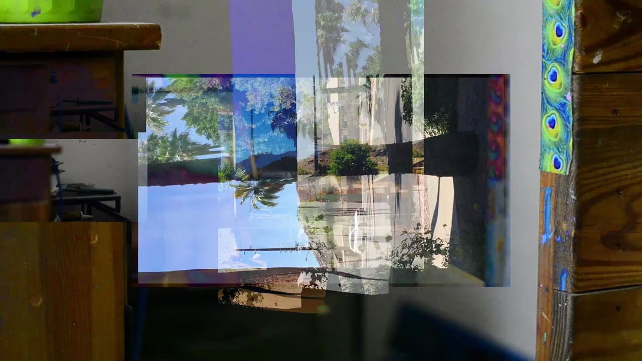 Backdrop – Hiding Under a Copy of the Strokes' Single 'Under Cover of Darkness'