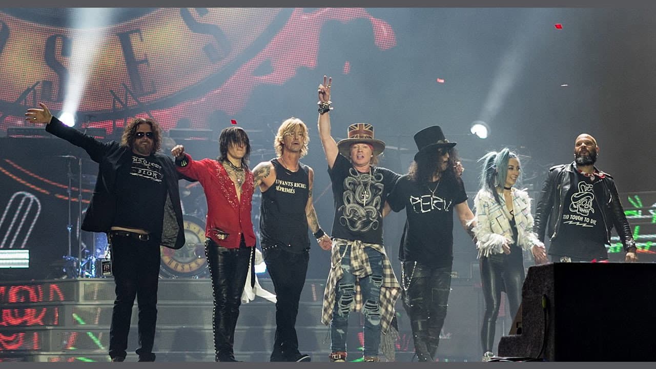 Backdrop – Guns N' Roses: 2 Classic Albums Under Review: Use Your Illusion I and II