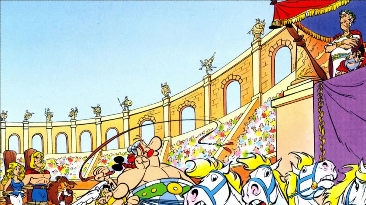 Backdrop – Asterix - Sieg über Cäsar