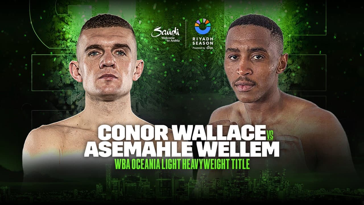 Backdrop – Conor Wallace vs. Asemahle Wellem