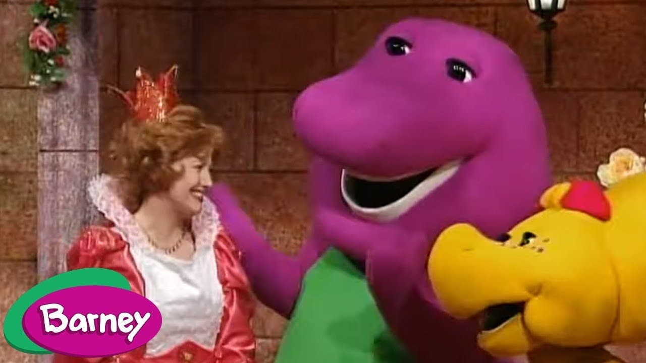Backdrop – Be My Valentine Love Barney!