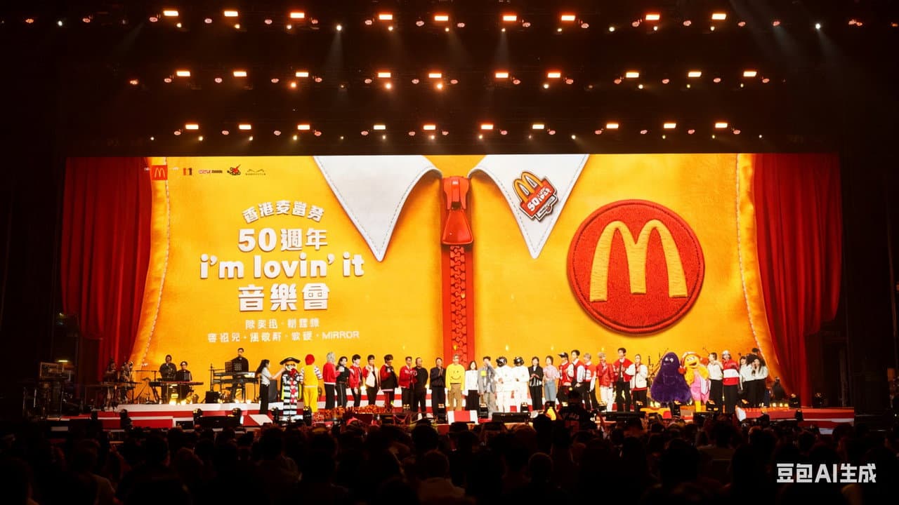 Backdrop – 香港麦当劳50周年 i'm lovin'it 音乐会