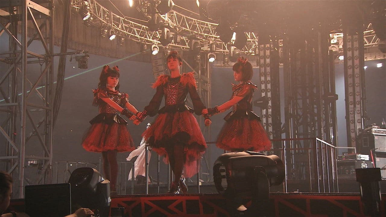 Backdrop – BABYMETAL Live at Tokyo Dome - WORLD TOUR 2016 - LEGEND - METAL RESISTANCE - Black Night