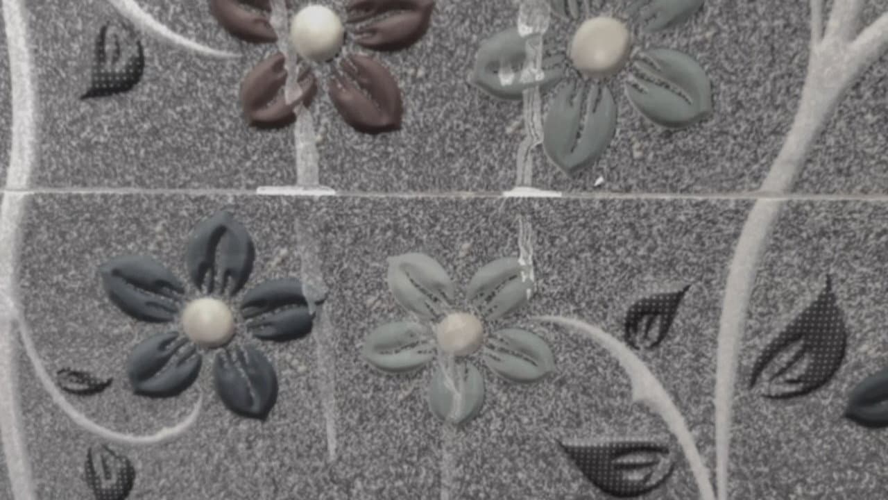 Backdrop – Etched Flowers