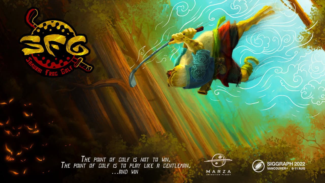Backdrop – Samurai Frog Golf
